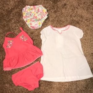 Baby girl swim bundle